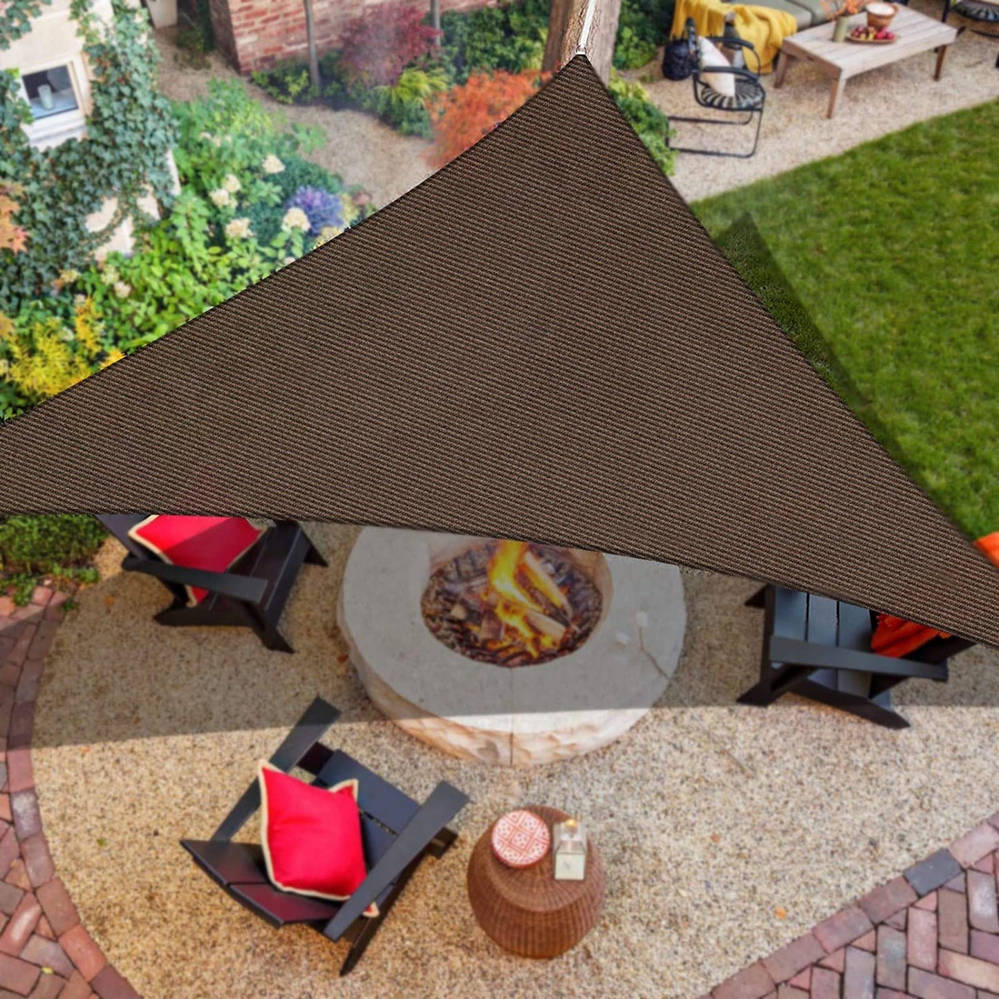 16' x 16' x 16'  Triangular Sail Shade