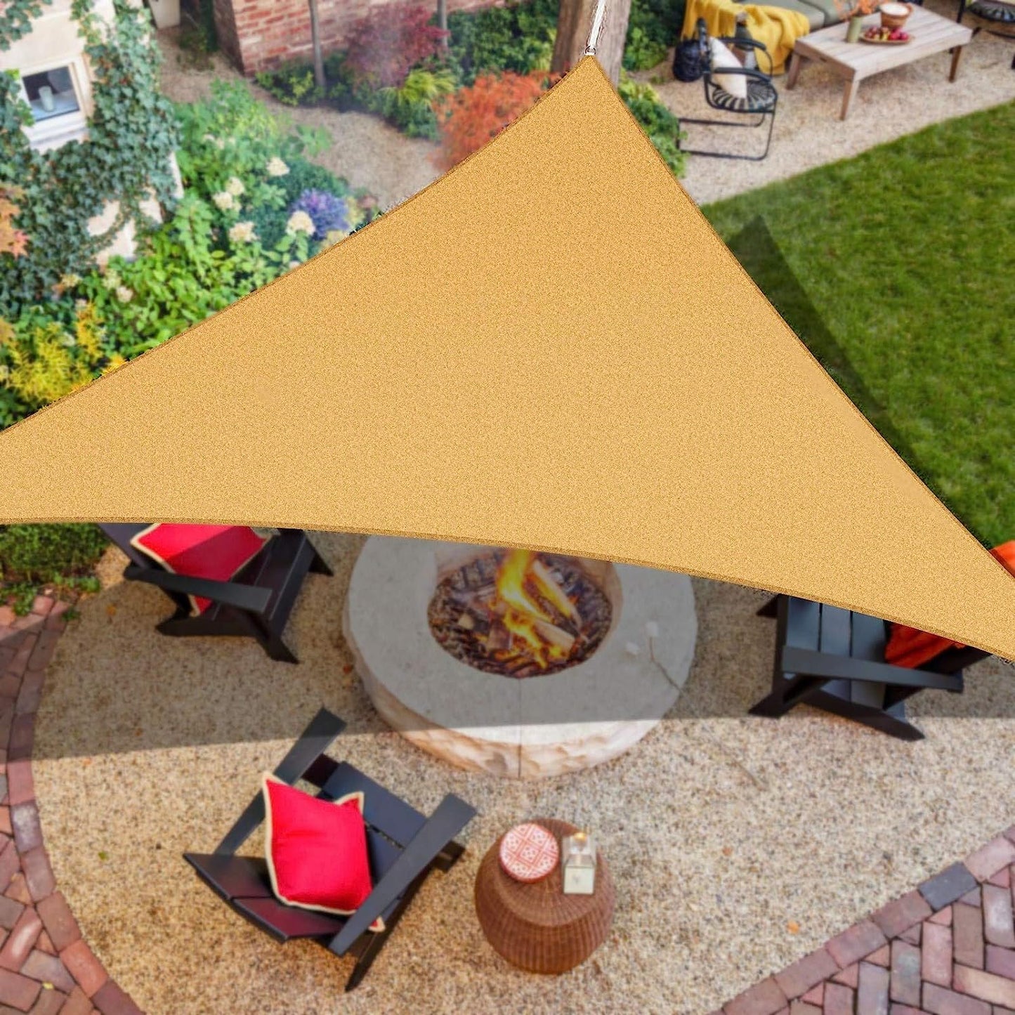 16' x 16' x 16'  Triangular Sail Shade