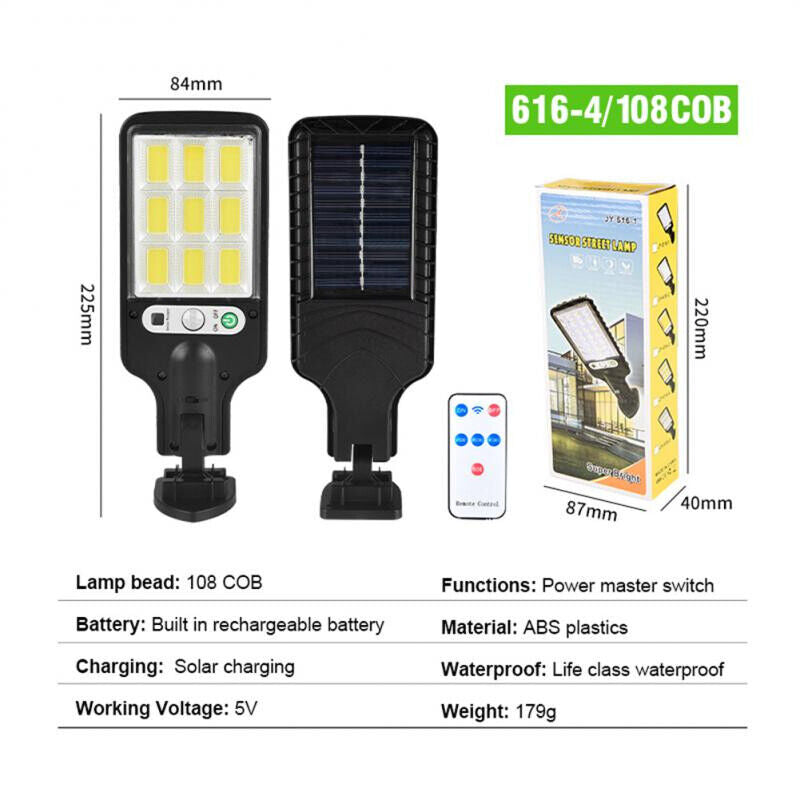 Sensor Street Lamp 616-4 Super Bright 3600W