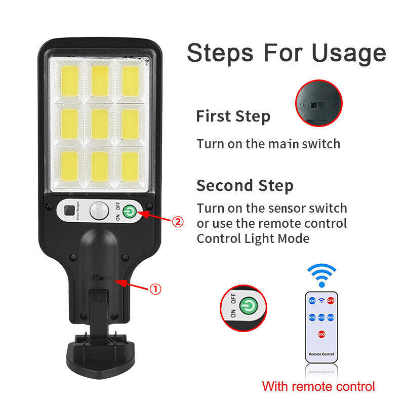 Sensor Street Lamp 616-4 Super Bright 3600W