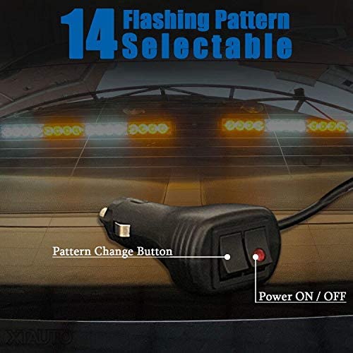 LED Traffic Advisor Strobe Light Bars 32-LED 2 in 1