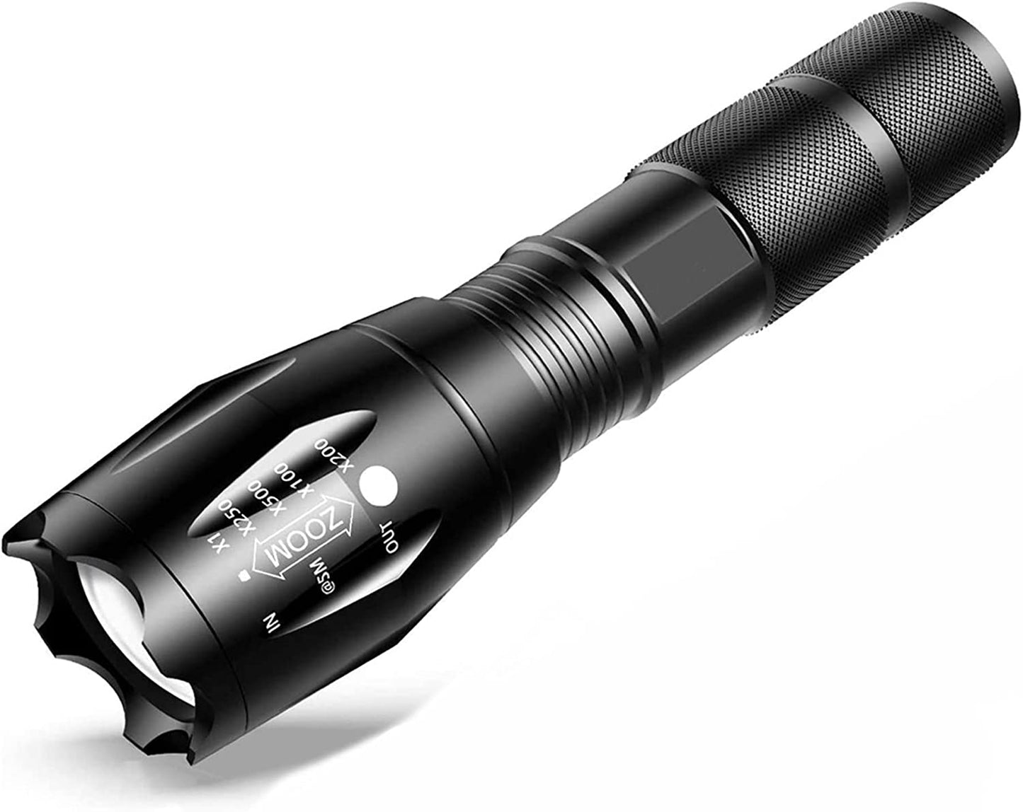 Flashlight Outdoor Super Bright High Lumen XML T6 LED Light with 3 AAA bateries