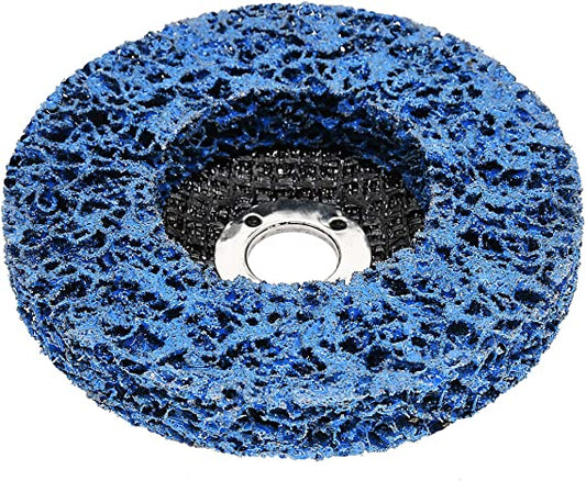 Strip Discs, Blue Stripping Wheel 4-1/2 x 7/8 inch Fit for Angle Grinders-Removes Rust Strips Paint Cleans Welds