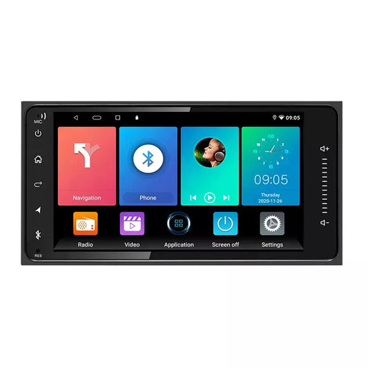 Top Android 10 System Play Music Touch Screen 7 Inch Subwoofer For Toyota Gps Navigator Android Double Din Autoestereo