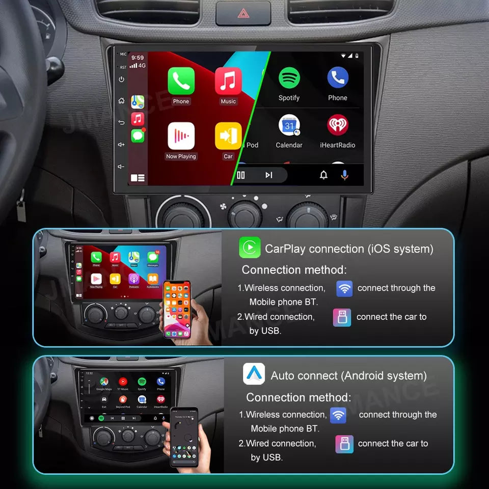 Car Radio 2 Din Carplay Android Auto Car Multimedia Video Player Android 12  Car Stereo 