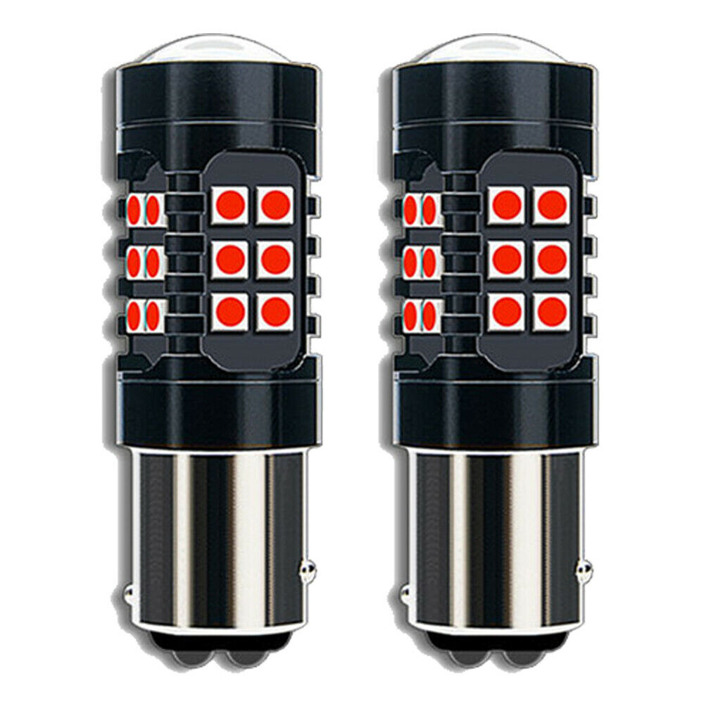 1157 Red LED Strobe Flashing Safety Alert Bright Brake Tail Light